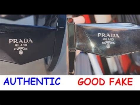 prada fake brille|Real vs fake Prada sunglass. How to spot original Prada.